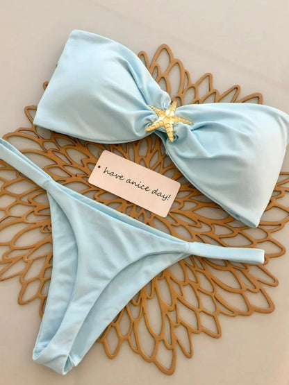 Sea Summer Bikini In Light Blue