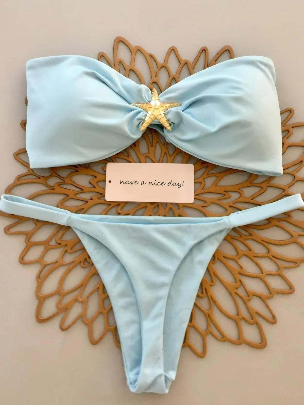 Sea Summer Bikini In Light Blue