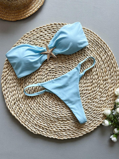Sea Summer Bikini In Light Blue