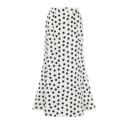 Janet Polka Swimsuit With Skirt