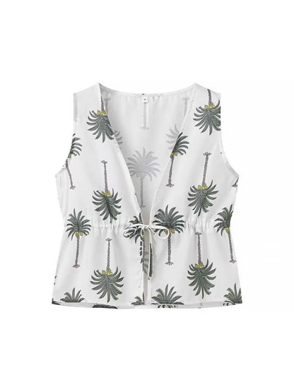 Palm Statement Summer Coord Set