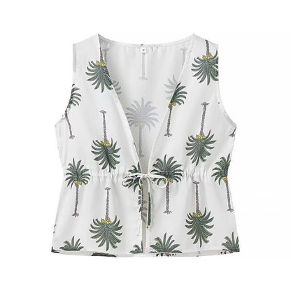 Palm Statement Summer Coord Set