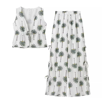 Palm Statement Summer Coord Set