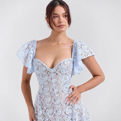 Tena Luxury Lace Midi Dress