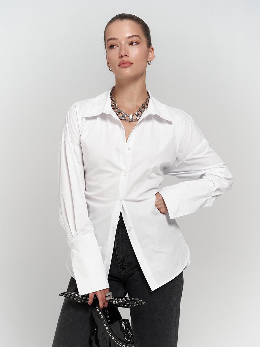 Nelli Statement Formal Shirt In White