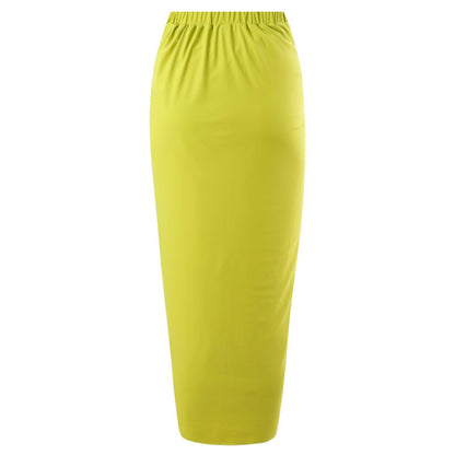 Kelly Rosette Swimsuit With Skirt In Neon