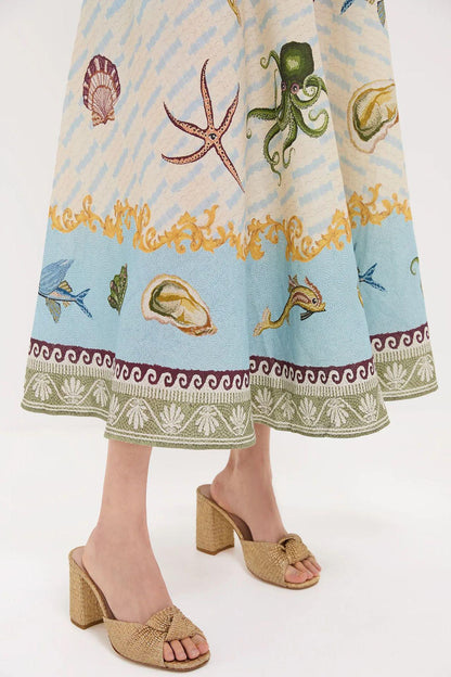 Aralia Printed Summer Dress