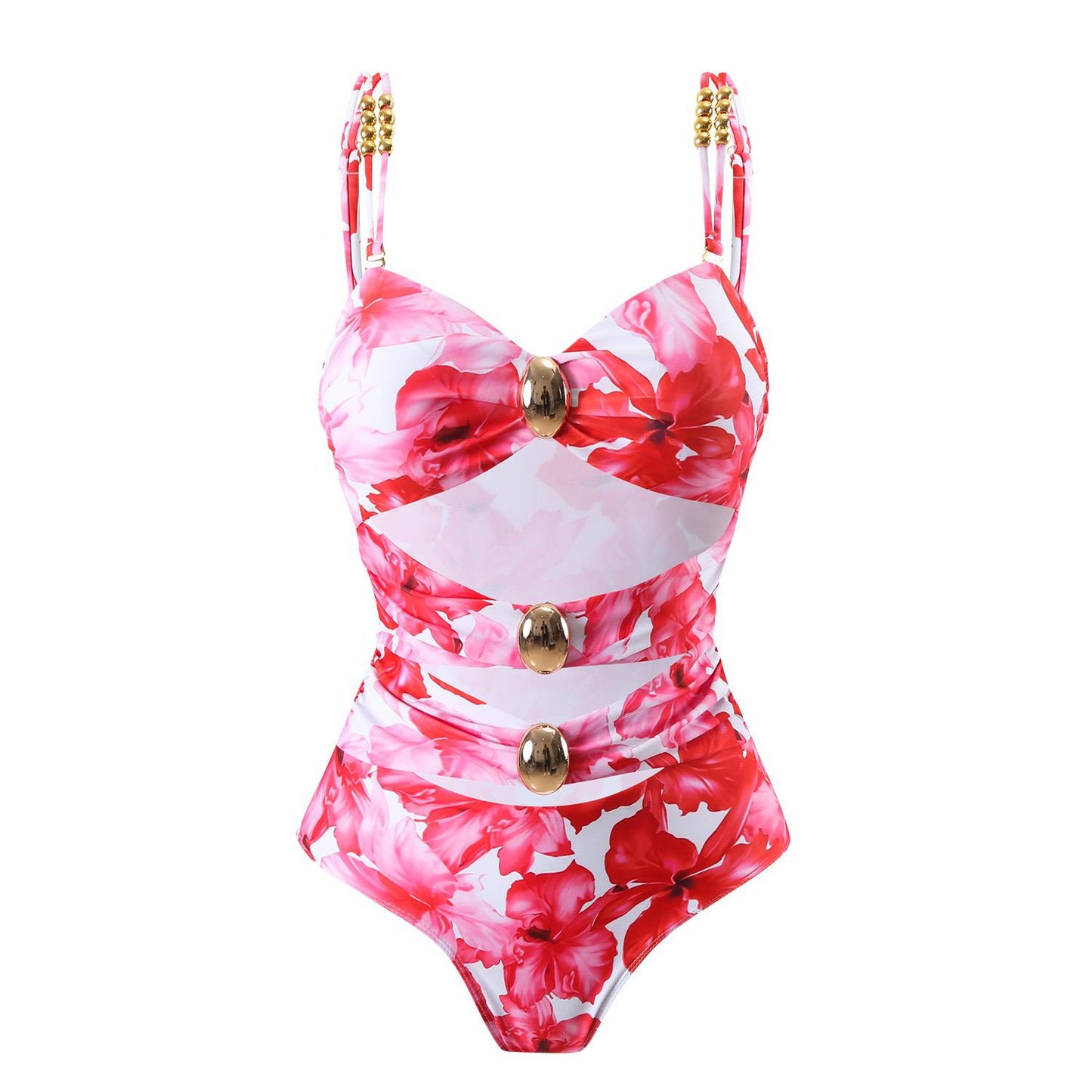 Rosita Floral Swimsuit With Skirt