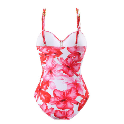 Rosita Floral Swimsuit With Skirt