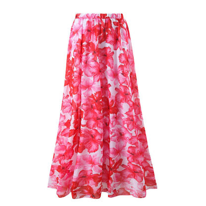 Rosita Floral Swimsuit With Skirt