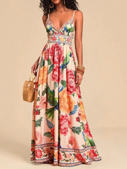 Anemone Floral Summer Holiday Dress