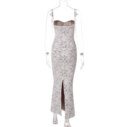 Diva Lace Bodycon Maxi Dress