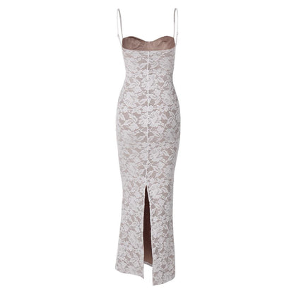 Diva Lace Bodycon Maxi Dress