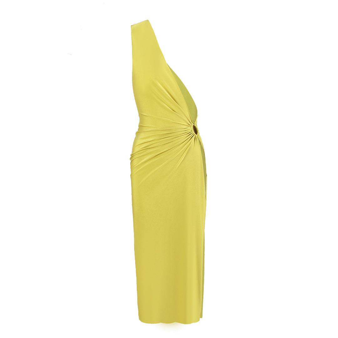 Trope Luxe Swimsuit With Coverup In Yellow