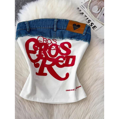 Ross Offshoulder Crop Top In White