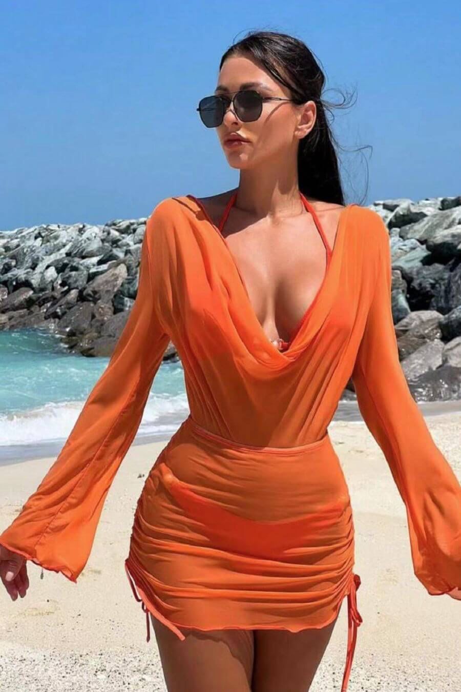Junor 3 Piece Swimsuit with Coverup