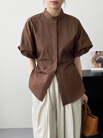 Kayno Statement Formal Shirt In Brown