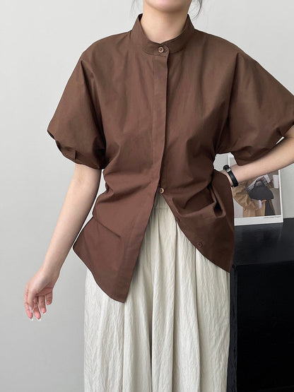 Kayno Statement Formal Shirt In Brown