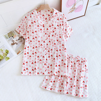 Alba Heart Cotton Nightsuit- Set Of 3