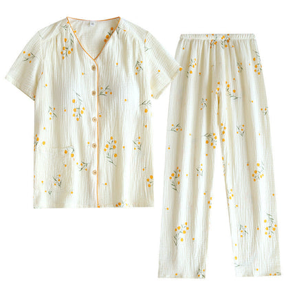 Sarena Floral Cotton Padded Nightsuit