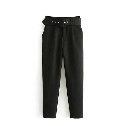 Luxury Trinity Pants In Black