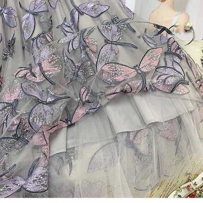 Hansel Embroidered Skirt In Grey
