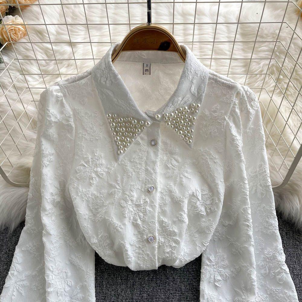 Sebia Embroidered Blouse In White