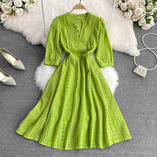 Eloise Summer Dress In Green