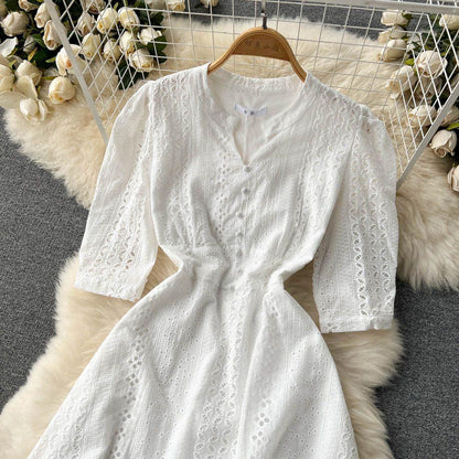 Eloise Summer Dress In White