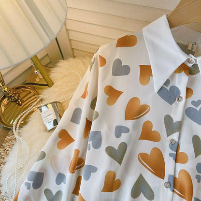 Martha Hearts Blouse