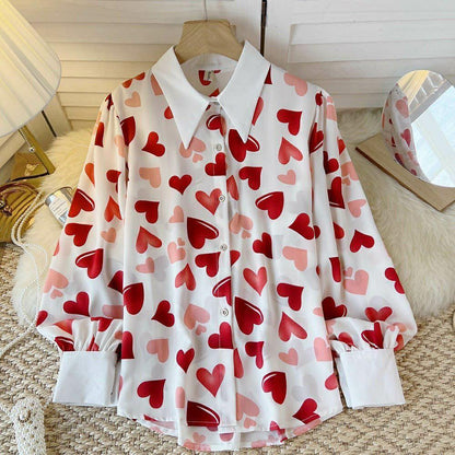 Martha Hearts Blouse