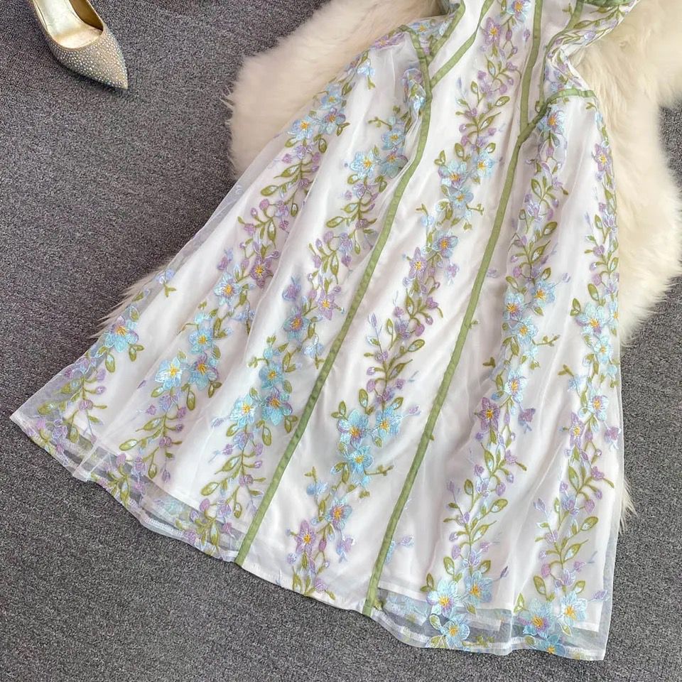 Rupanzel Embroidered Dress