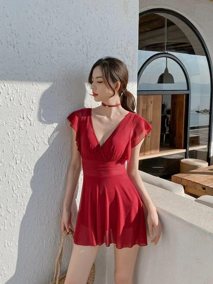 Soneva Holiday Swimsuit In Red