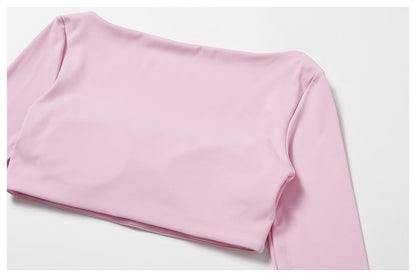 Leon Premium Activewear Set In Light Pink