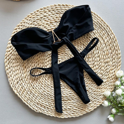 Sea Summer Bikini In Black