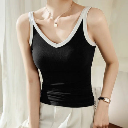 Bagatelle Tank Tops with Inbuilt Bra In Pink
