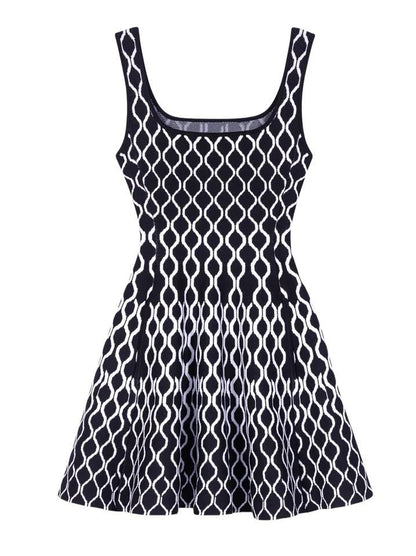 Elegant Luxe Short Knit Dress