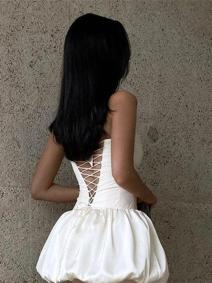 Samantha Halterneck Balloon Dress