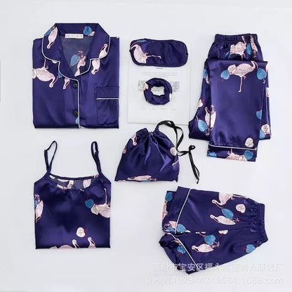 Femme Satin 7 Pc Nightsets