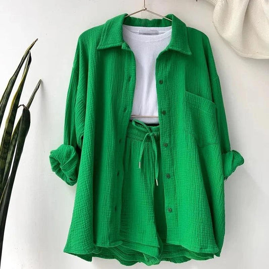 Jeremy Summer Two Piece Set In Green