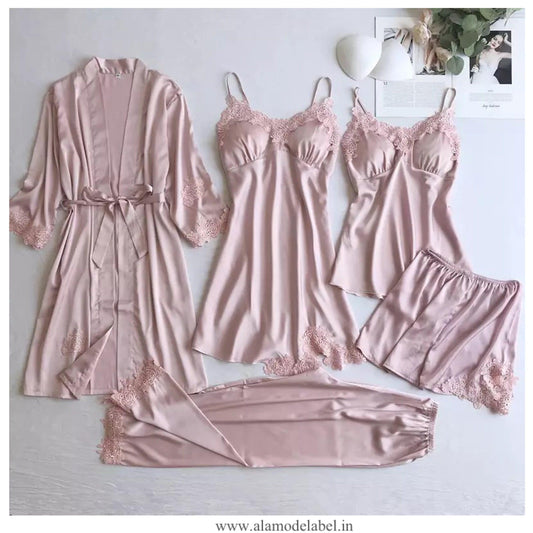 Anastasia Luxury Loungewear Set In Pink
