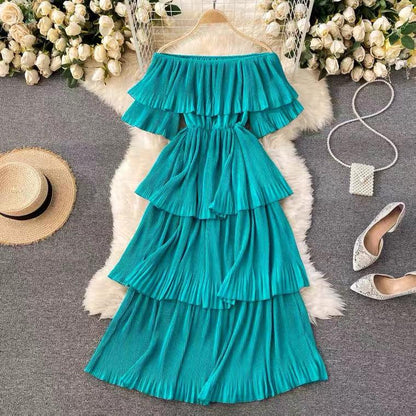 Adele Statement Tiered Dress