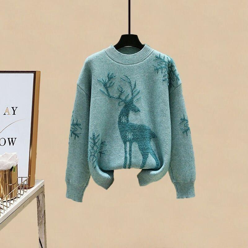Siruki Woolen Coord Set In Blue