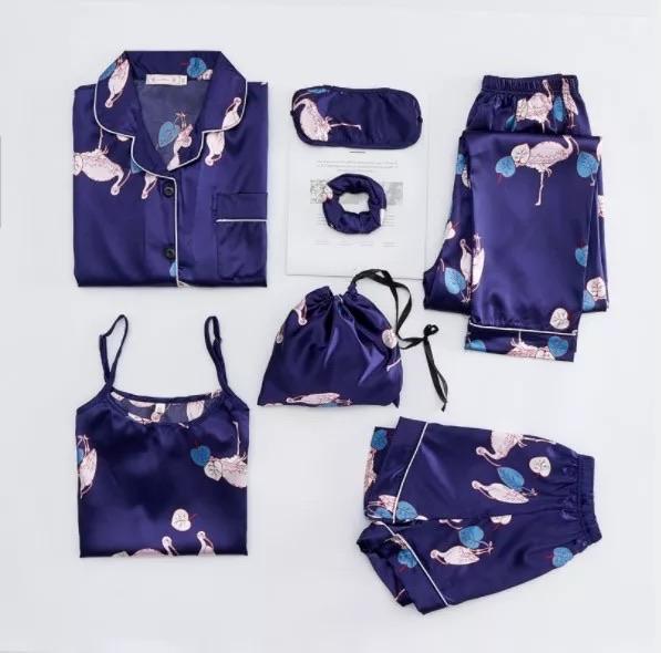 Femme Satin 7 Pc Nightsets