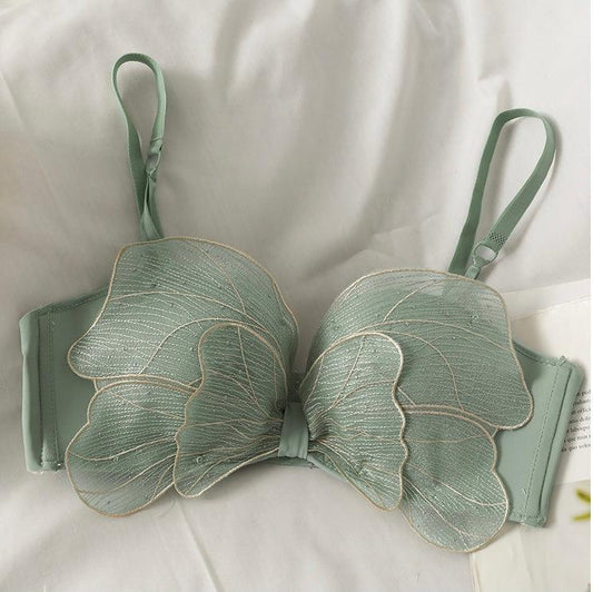 Butterfly Bralettes In Green