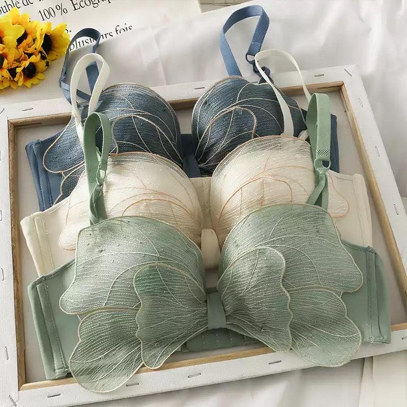 Butterfly Bralettes In Blue